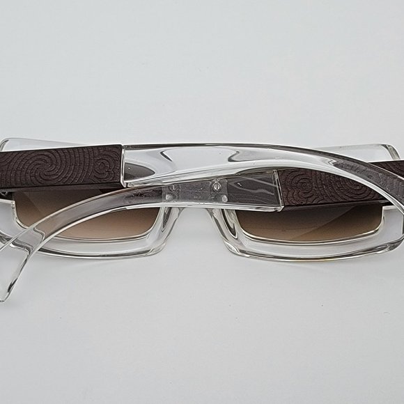 Gold & Wood Paris Zephyr 11 Crystal Tangani Frame Brown Gradient Lens Sunglasses main image 11